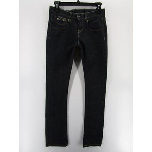 Firetrap Jeans 24X34 Low Rise Slim Bootcut Denim Pants Grunge NEW